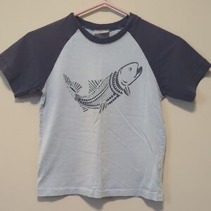 Hanna Andersson Kid's Navy Blue T-Shirt Size 7